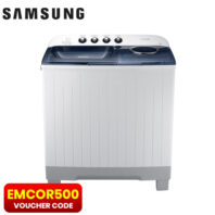 Samsung 12Kg. Twin Tub Washing Machine WT12J4200MB/TC