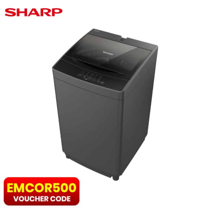 Sharp 8kg Fully Auto Washing Machine Top Load
