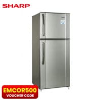 Sharp 6.3 cu ft 2 Door Direct Cooling Refrigerator SJ-ML70AS SL