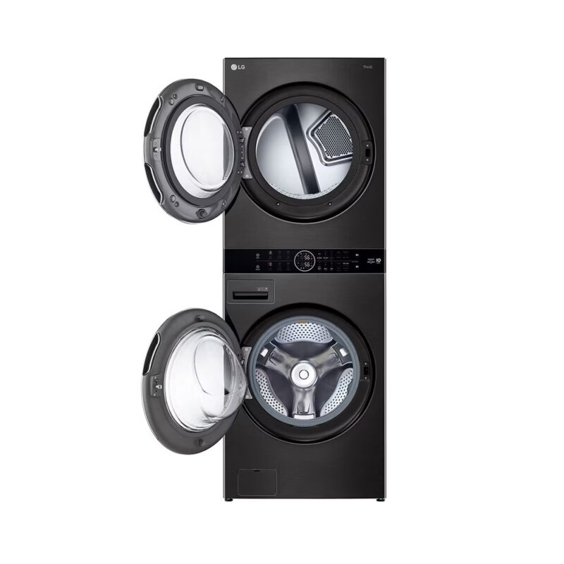 LG 21/17KG WashTower™ All-In-One Stacked Washer Dryer WT2117NHB - Image 2