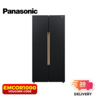 Panasonic 20.1cu ft Inverter Side-By-Side Refrigerator NR-S621BB-PH