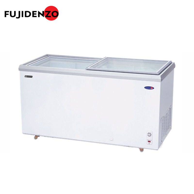 Fujidenzo 22 cu. ft. HD Inverter Dual Function Sliding Glass Top Chest Freezer/Chiller IFD-22GDF2