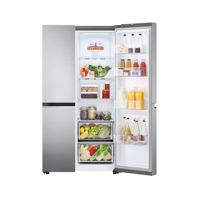 LG 24.5 Cu ft Side by Side Refrigerator RVS-B245PZ1 - Image 4