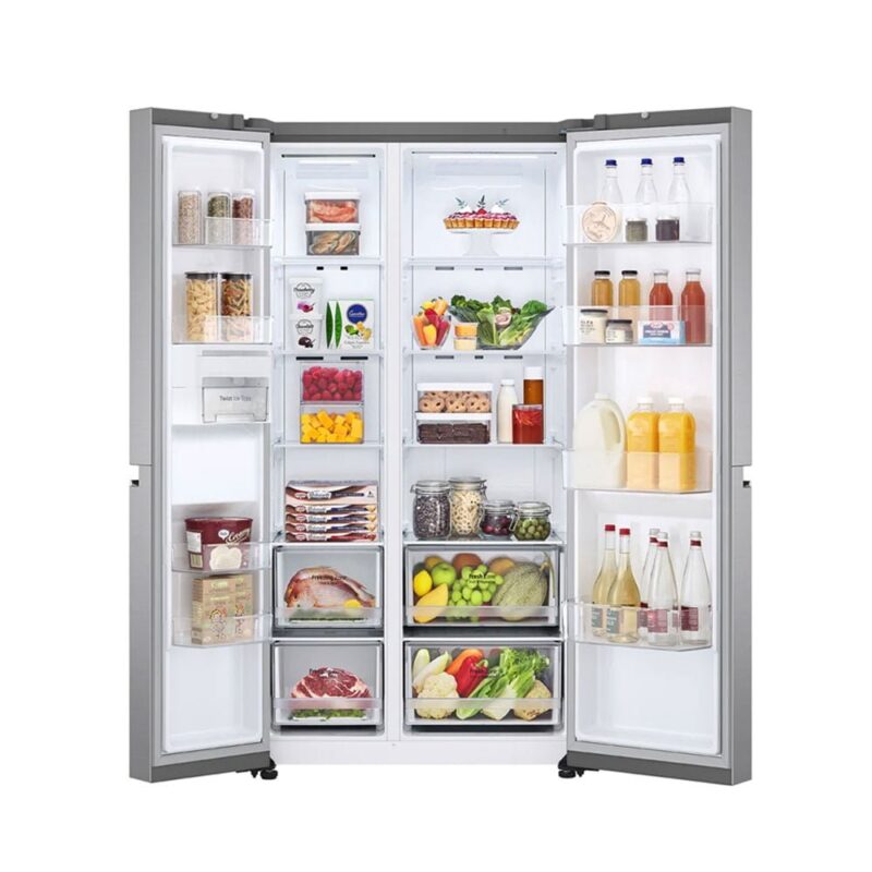 LG 24.5 Cu ft Side by Side Refrigerator RVS-B245PZ1 - Image 5