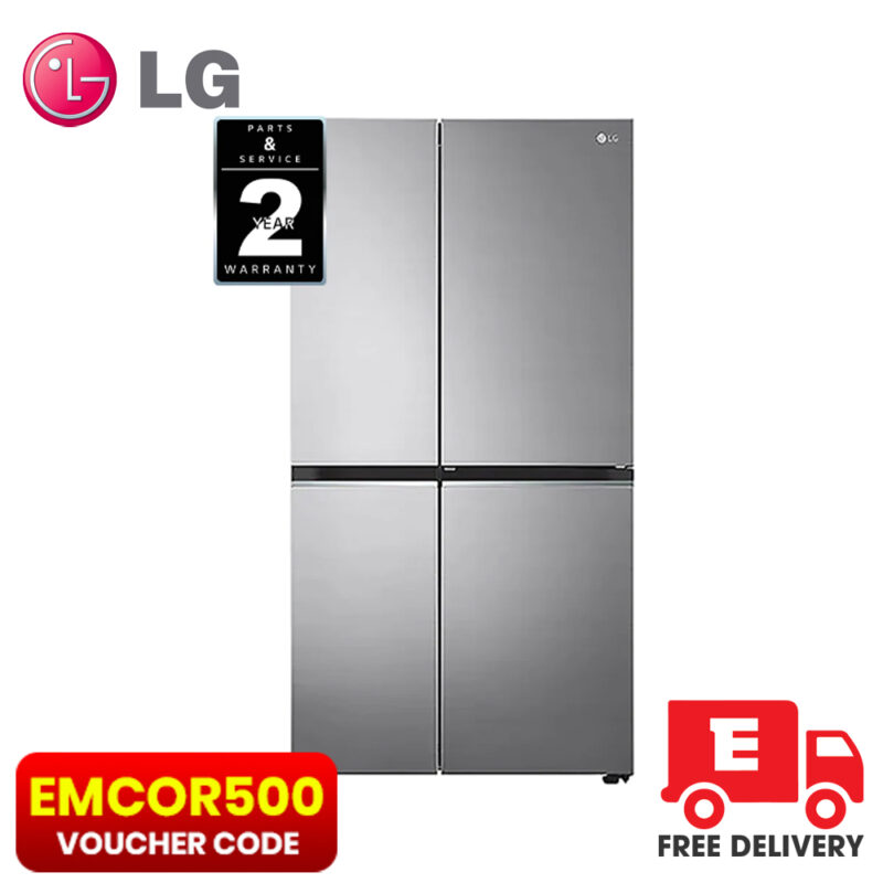 LG 24.5 Cu. Ft. Door-in-Door™ Side-by-Side Refrigerator in Noble Steel RVS-M245NS